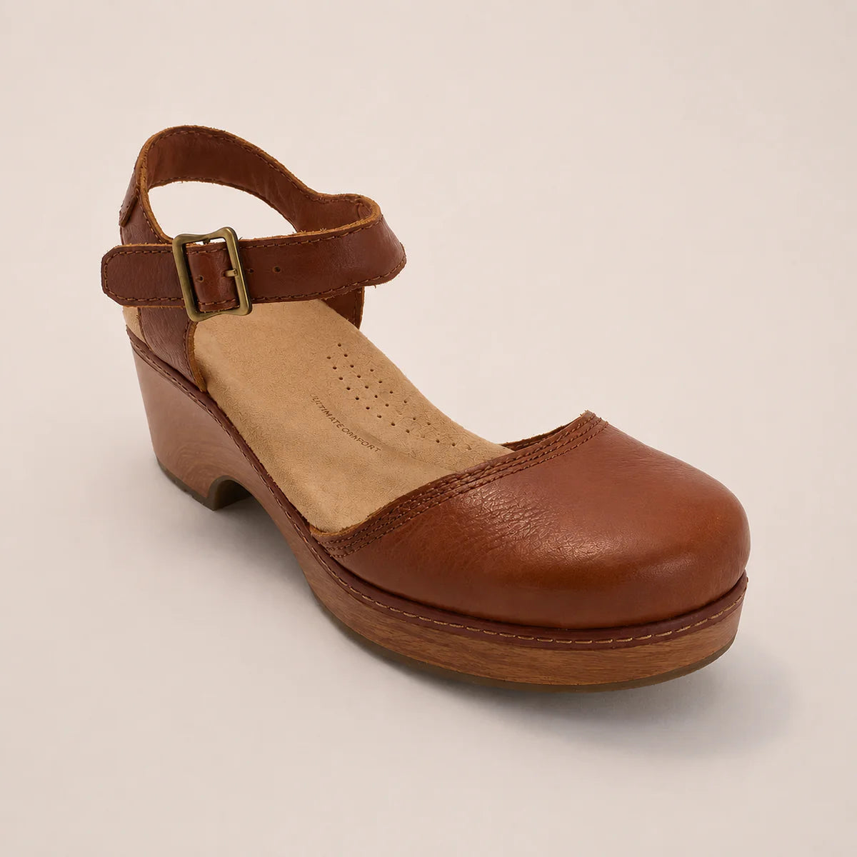 Women's Elegant Genuine Leather Platform Sandals